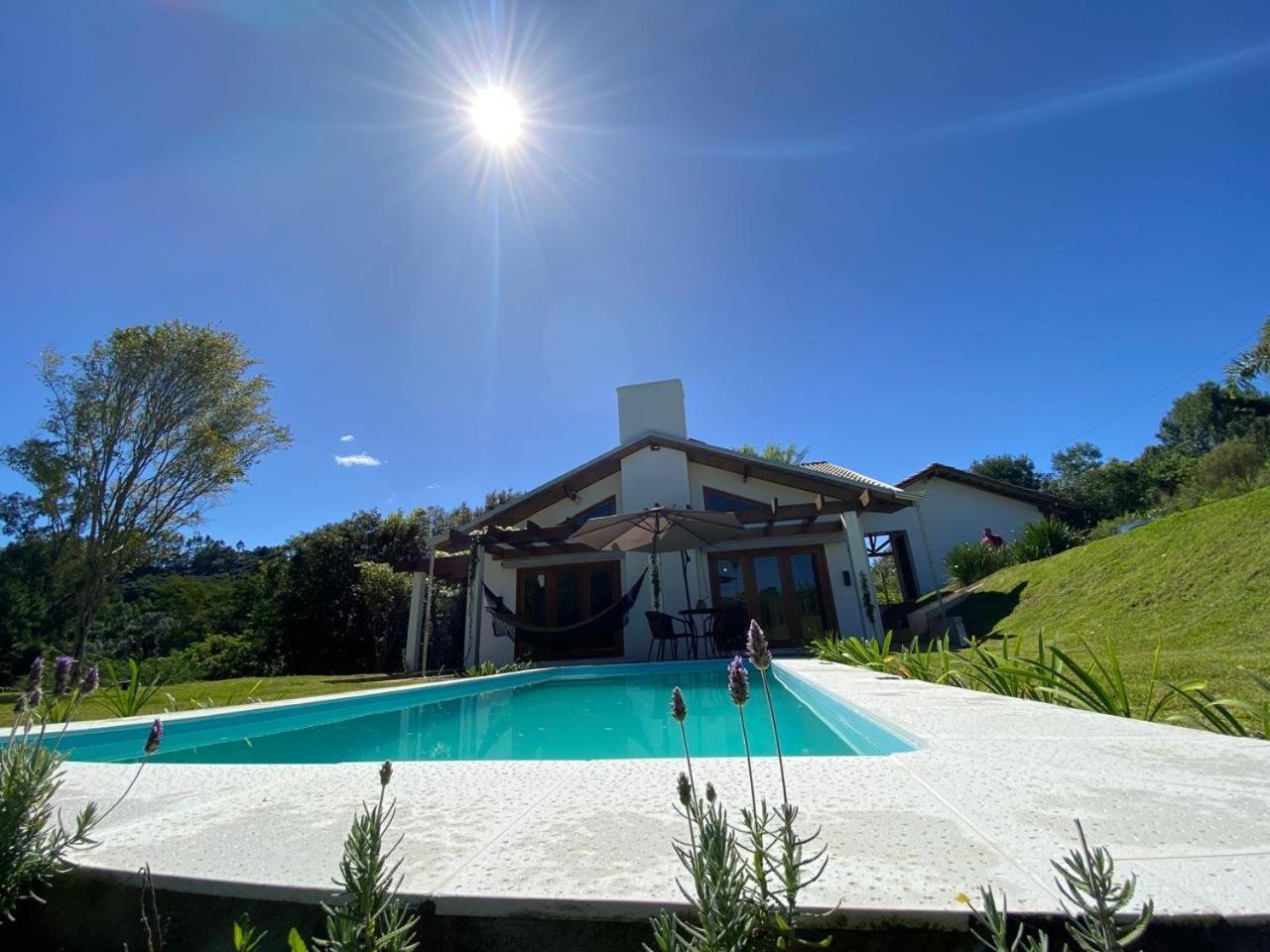 Casa De Campo Com Piscina Jaguariaiva Экстерьер фото